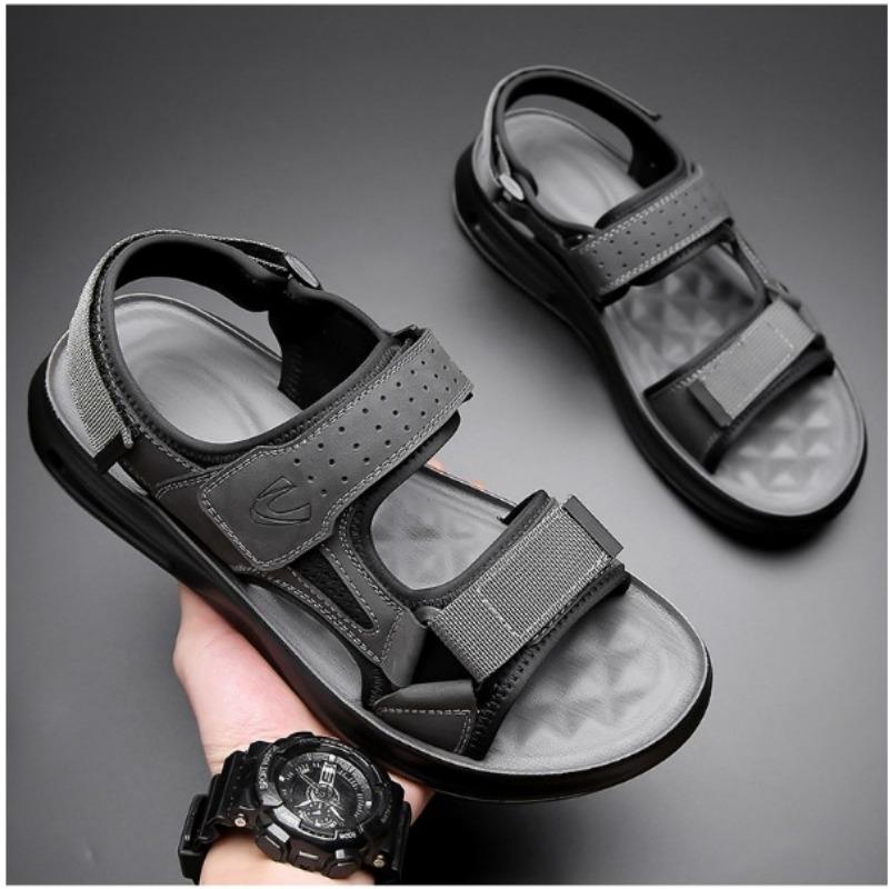 Fashion 2024 Summer Retro Fashion Platform Outdoor Beach Men's Sandals Designer New Soft Sole Casual Driving Men Shoes