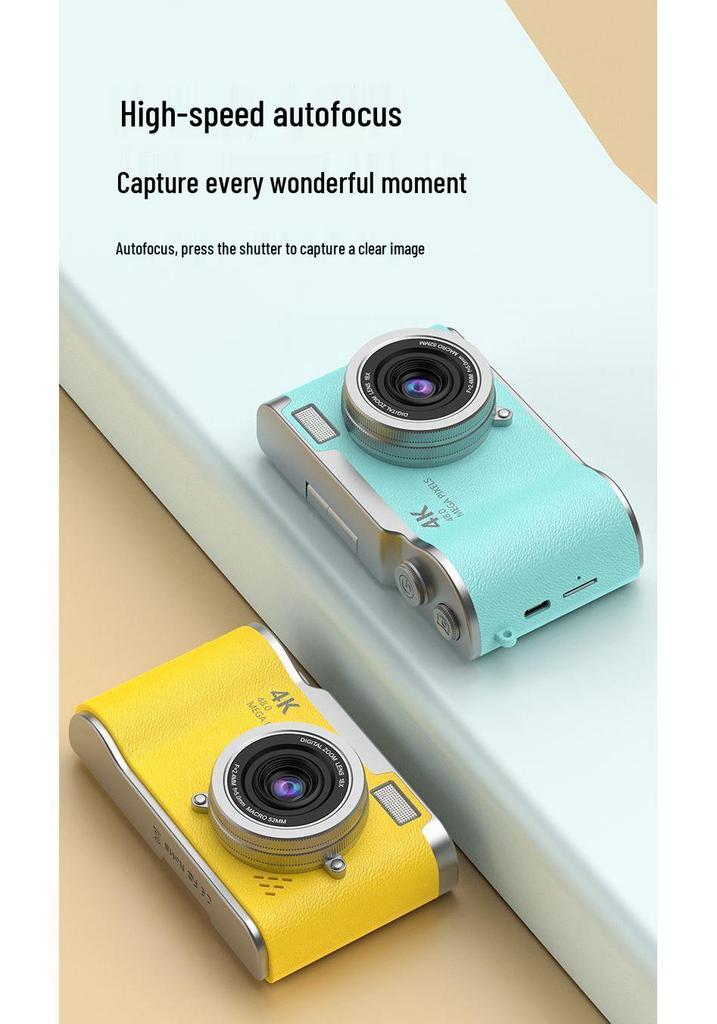 Cross-Border HD Digital Mini Camera for Students - Retro CCD Children's Party and Travel Photographer.