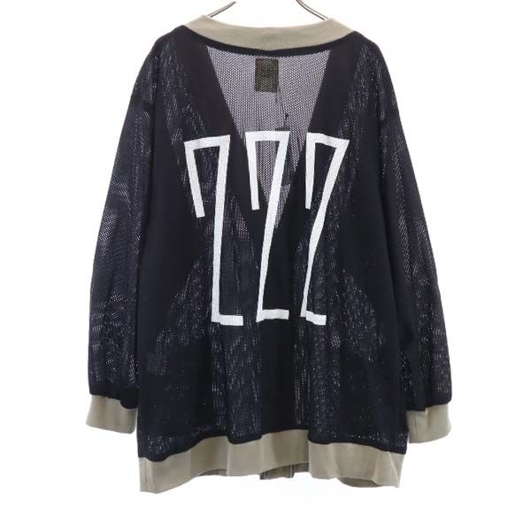 unused VAST222 19ss made in Japan Long sleeve mesh cardigan 2 Men's Used
