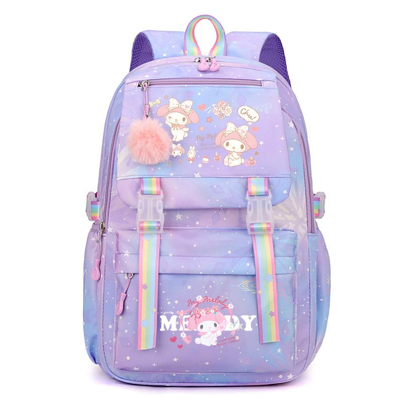 Melody Melody Sweet Cartoon Printed School Bag Primary School Junior High School Student Large Capacity Backpack