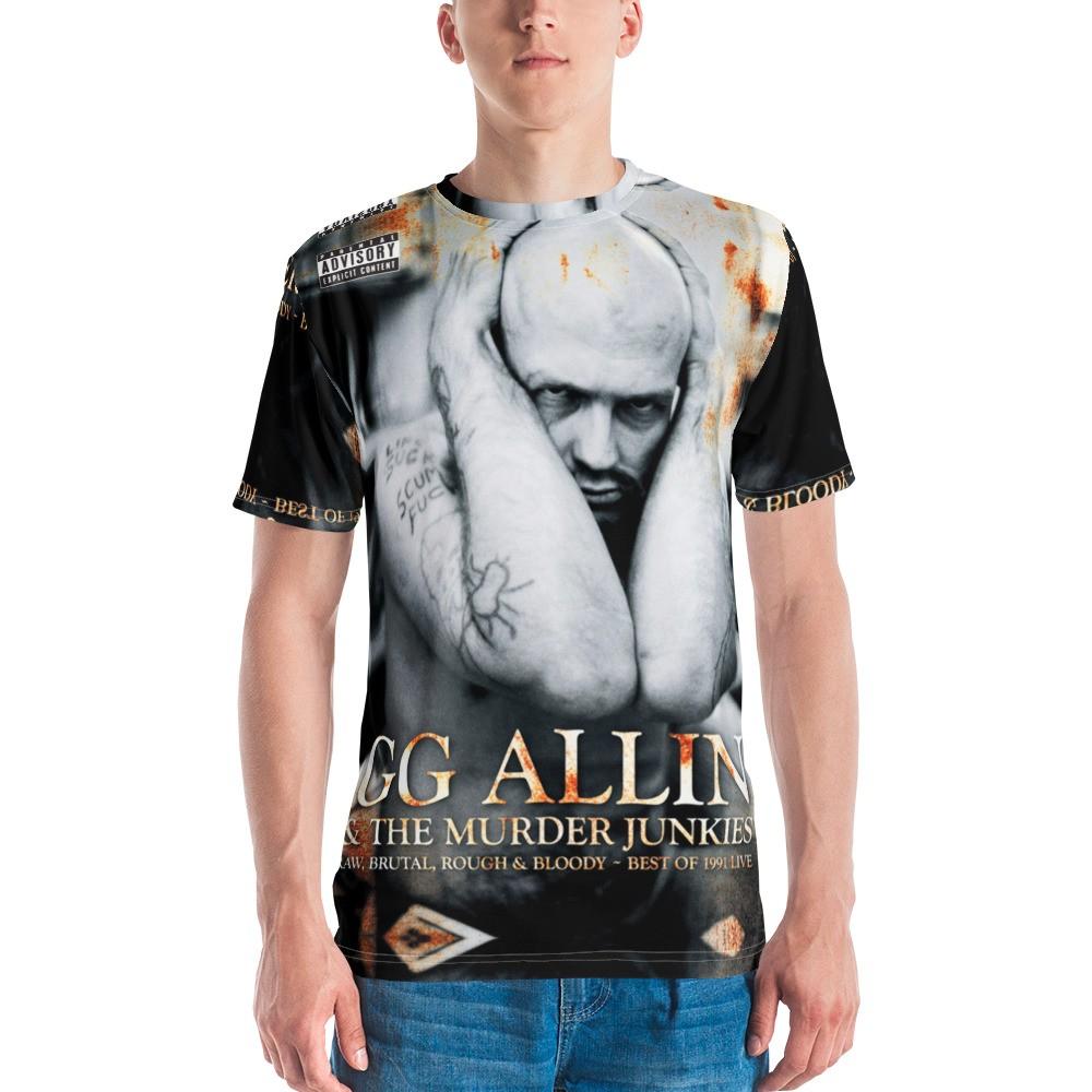 GG Allin All-Over Print Men s Crew Neck Unisex T-Shirt S