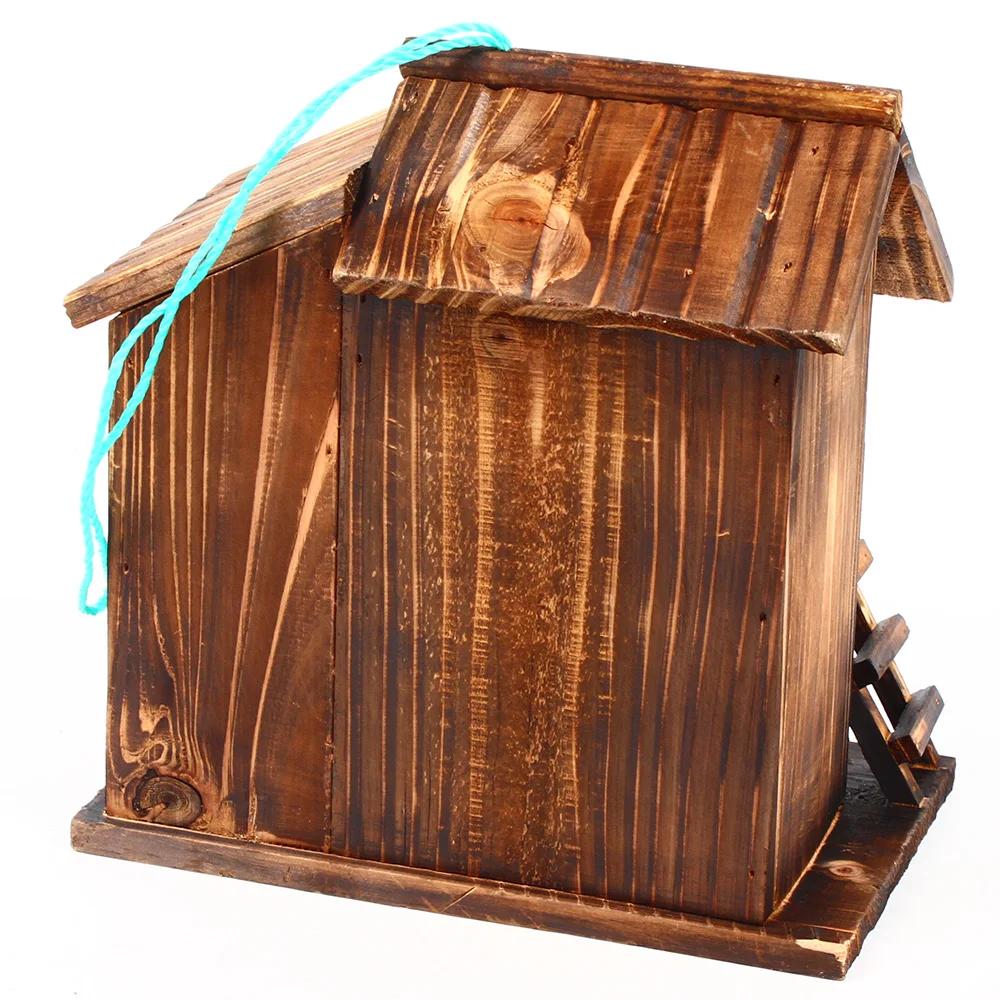 Holz Eichhörnchenhaus Nistkasten, Sicher für Vögel und Wildtiere, Holz Nestschutz