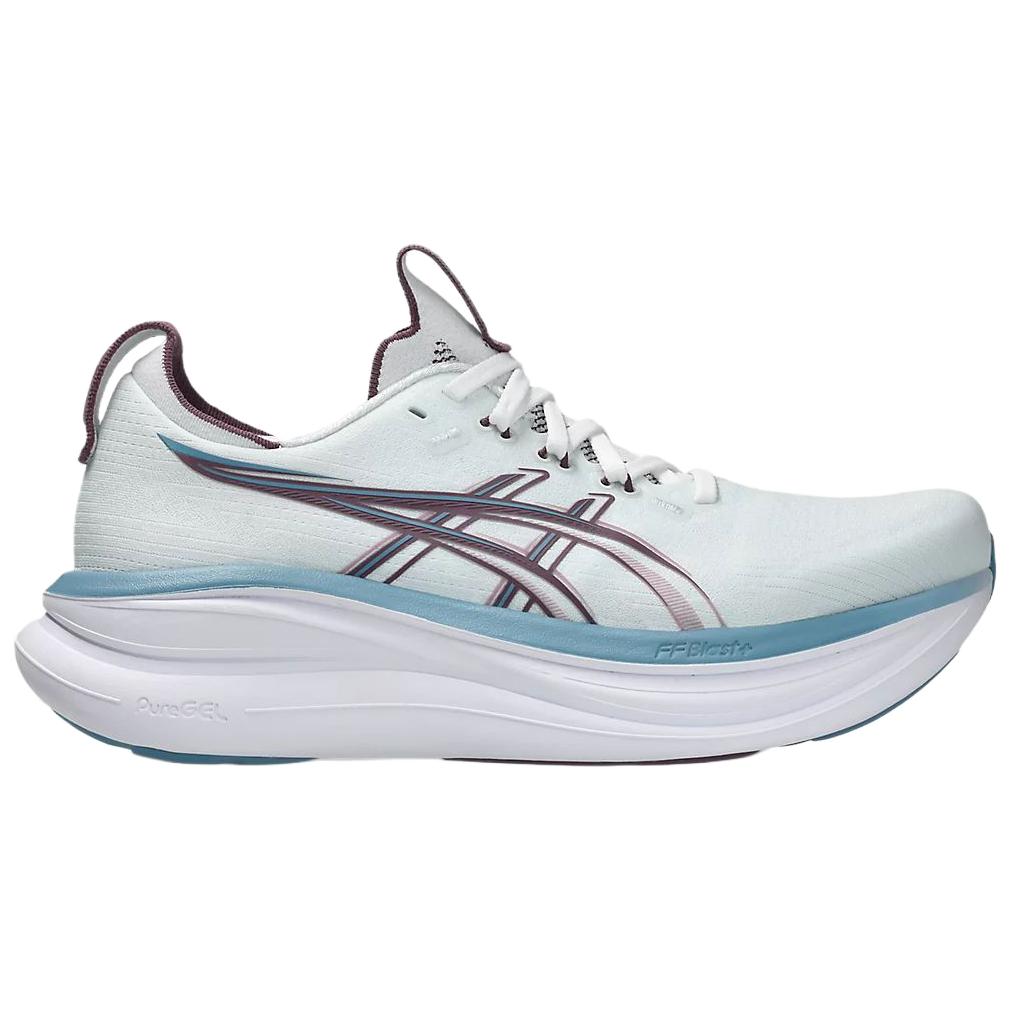 Asics Gel-Nimbus 28 Comfortable Breathable Running Shoes Women Sneakers Arctic-Blue 1012B899-400