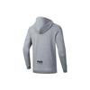 Anta Logo Print Pattern Zipper Hooded Fleece Jacket Men Jackets Gray Patterned-Gray 952247706-1