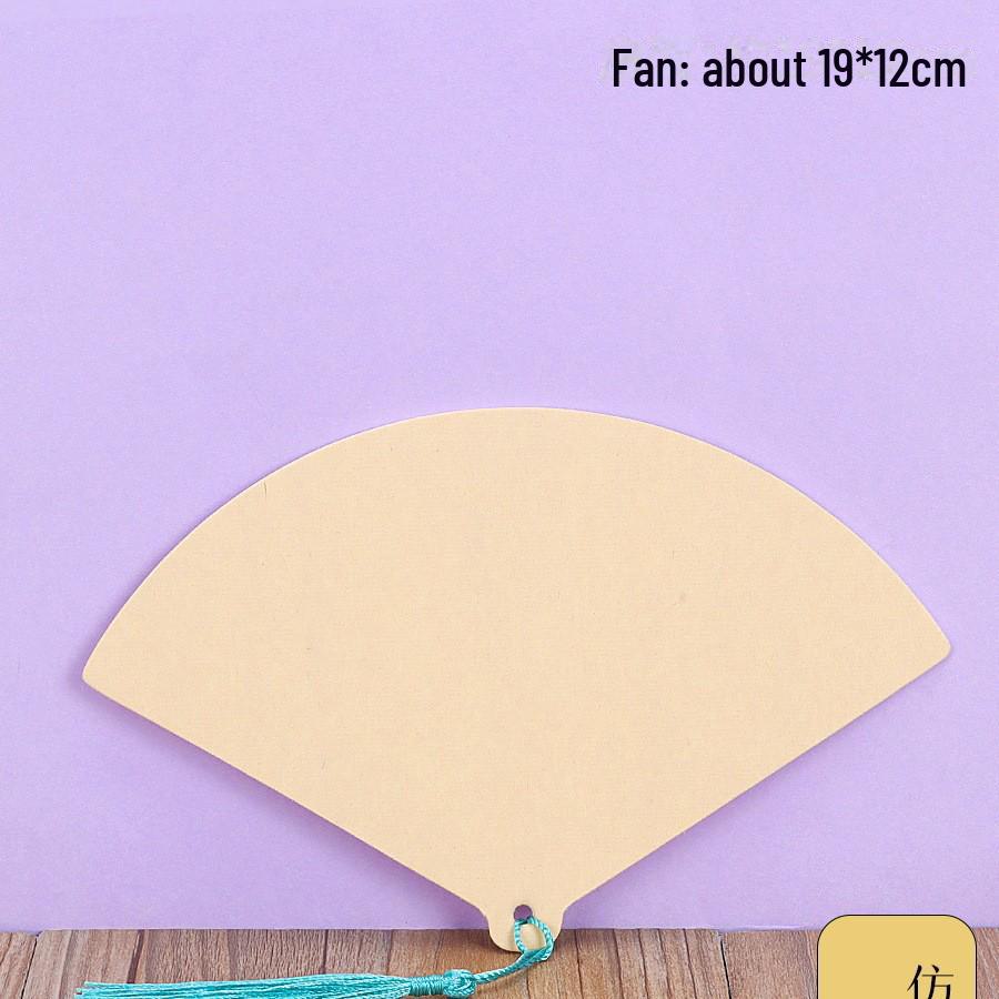 

Набір для дитячого малювання Палацовий віяло ручної роботи - Чистий рисовий папір Круглий віяло в стародавньому стилі