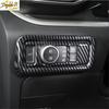 Carbon Fiber Headlight Switch Button Trim Cover Fits For Ford Explorer -