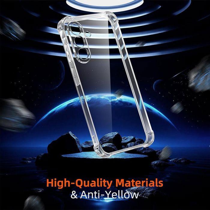Coque pour Samsung Galaxy A57 5G, Protection Silicone Anti-Rayures Antichoc Transparent