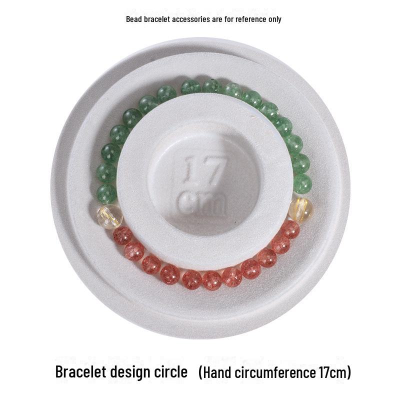 Sortierte Beflockte Schmuck-Präsentations- und Design-Tabletts für DIY-Armbänder und Halsketten