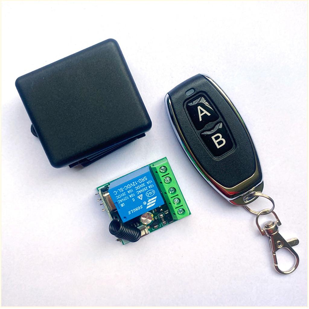 12V/24V Wireless Remote Control Switches 433Mhz 10A Relay Receiver Module Transmitter For Garage Door Lock Enduring