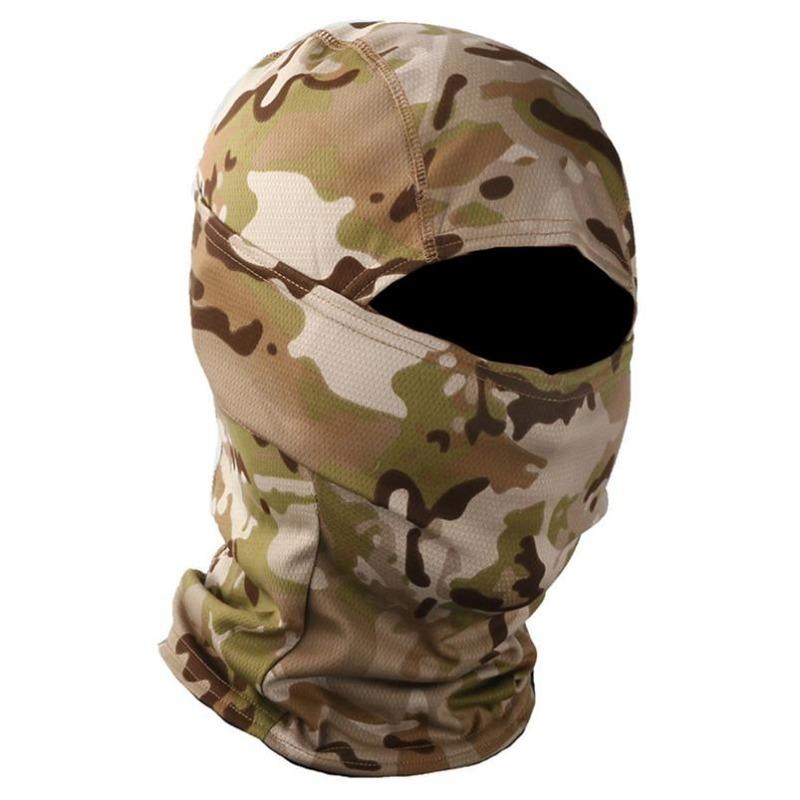 Outdoor Camouflage Camo Balaclava Army Tactical Military Ski Full Face Mask Motorcycle Bicycle Caps Full Face Mask 27 COLORS