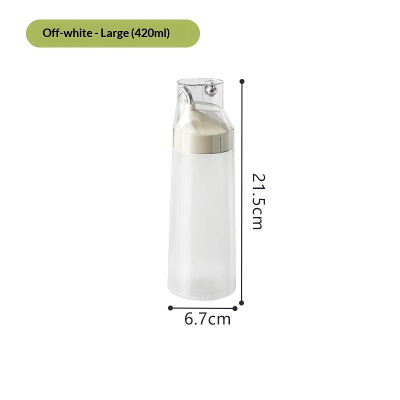 Squeeze Oil Bottle with Automatic Open Close Function for Efficient Home Seasoning Use