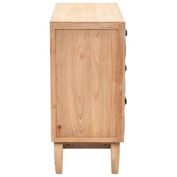 VidaXL Armoire à tiroirs bois de sapin massif 80 x 36 x 75 cm 245778