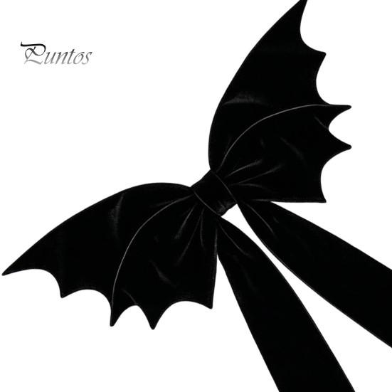 Lightweight Festival Wall Decor Halloween Bat Bow Garden Decor, Christmas Tree Topper Hanging Ornament Party Atmosphere for Party, Spooky Holiday