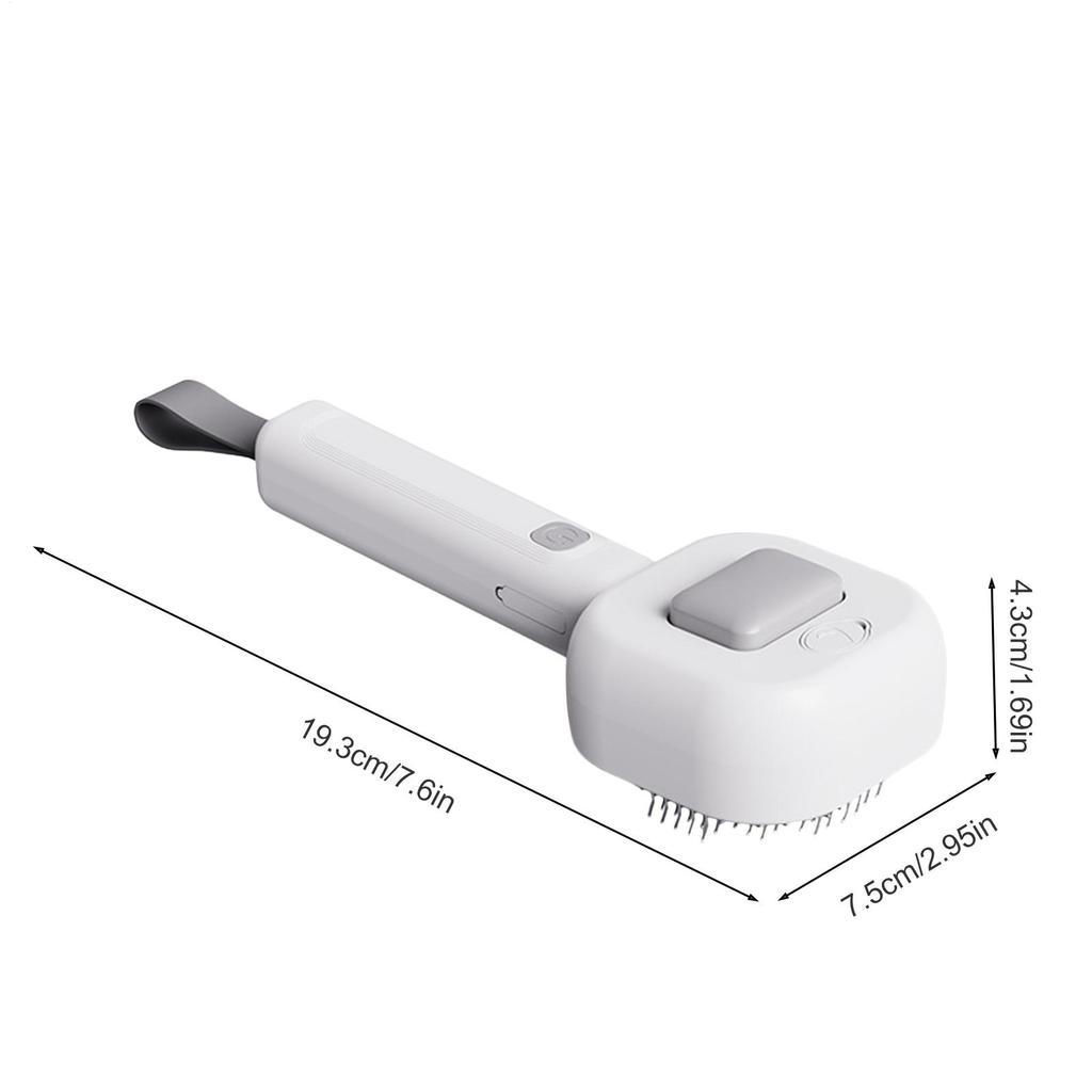 Cat Steams Brush Non-irritating Steams Cat Shedding Brush Multifunctional Pet Grooming Tool for Hair Removal Detangling Comb