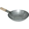 Wok - Vogue - 33cm - Mild Steel - Flat Bottom - All Heat Sources