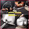 Adneny 304 Stainless Steel Honeycomb Non-Stick Wok