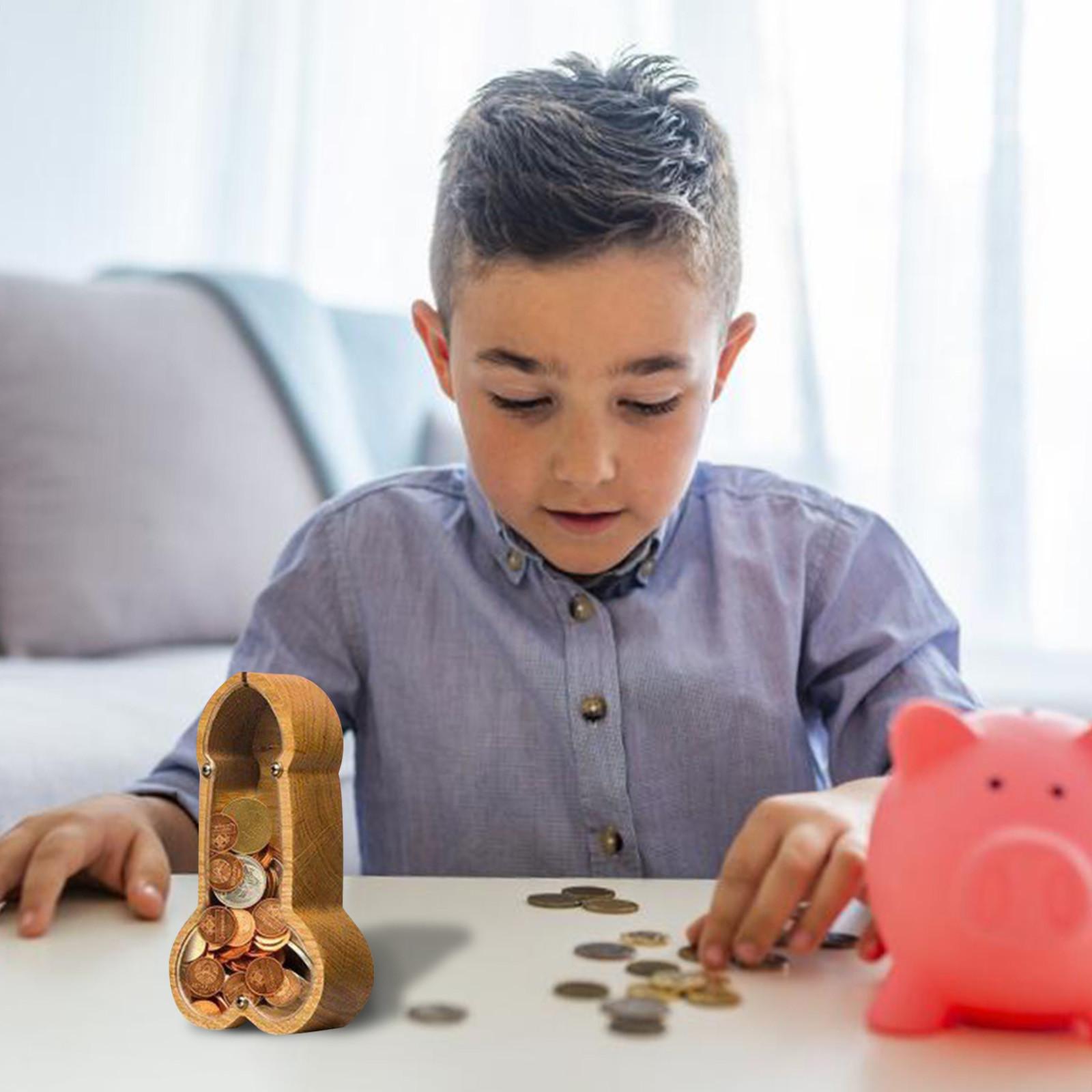 Забавная копилка, Забавная деревянная копилка, Деревянный ящик для медового месяца, Свадебные подарки, Теневая копилка, Материалы для деревенского декора дома One Size