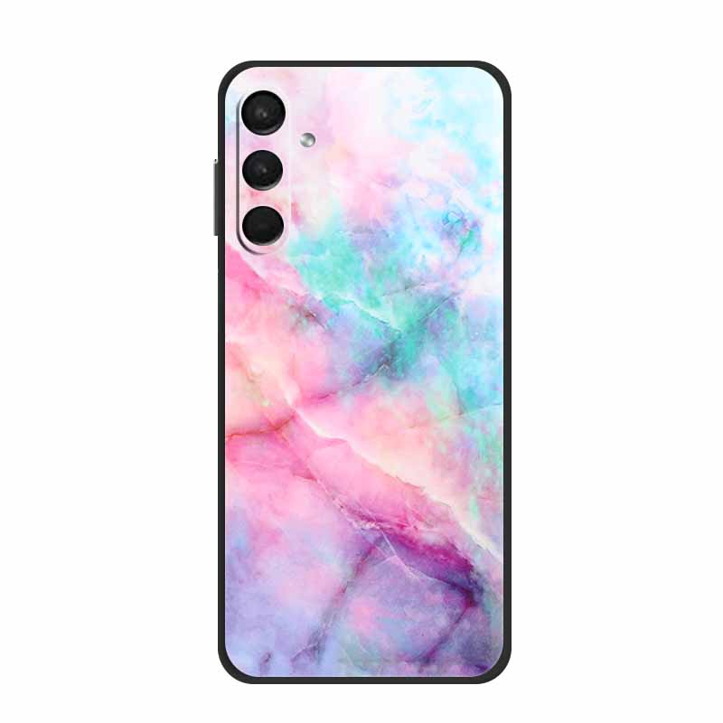 For Samsung Galaxy M15 F15 5G Case Marble TPU Silicone Soft Back Cover Phone Cases for SamsungM15 Mica Painted Cute New Coque