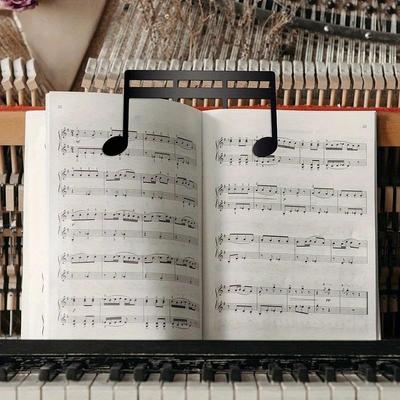 1 ADET Piyano Standları Şarkı Kitabı Sayfa Tutucu Klipsi Müzik Notası Levha Metal Müzik Kitabı Konuşma Taslağı Yemek Tarifi Dergiler Gazeteler