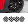 4PCS Aluminum Material Badge is for MINI modified drip glue wheel hub covers, car wheel hub center decorative patches vhdsg88