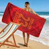 Galatasaray Tribe Print Beach Towel, Large Soft Quick Dry Towel for Beach Camping Swimming
