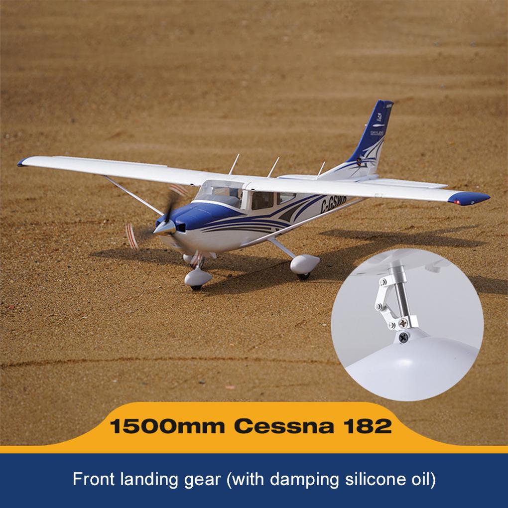 FMS1500mm Cessna 182 Training Electric Remote Control Model Aircraft Fixed Wing Outdoor Performance RC Airplane Toy Model New