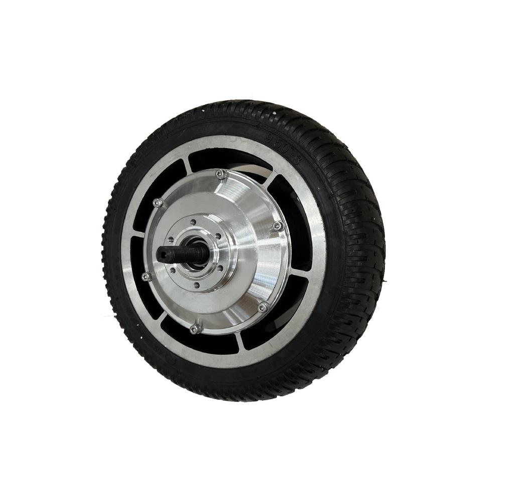 10" Brushless Hub Motor: 6-12 km/h, High Torque, for Lawnmowers, Handcarts, & Food Carts