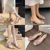 Summer Flat Sandals For Women Pu Open Toe Style Footwear For Casual Wear
