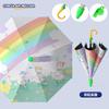New creative vinyl three-fold umbrella umbrella 8-bone children's umbrella waterproof cover umbrella plus