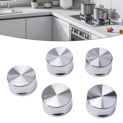 5PCS Rotary Switches 6mm Diameter Aluminum Alloy Cooktop Parts