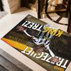 Dynamic Soccer Kick Floor Mat Suitable for Bedrooms Foyer Decorate room Entryway Anti-slip Rug Anime Office Decor Best for Christmas