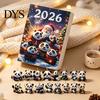Collectible Panda Box Set Advent Calendars 2026, 2D Acrylic Cute Hanging Ornaments for Animal Xmas Tree, 24 Days Christmas Countdown Calendar,