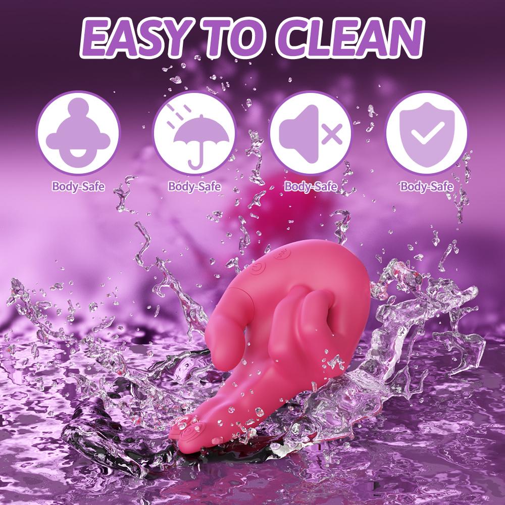 Wiggle Finger Vibrator for Women Sex Toy Insert G-Spot Vagina Vibrator Heating Vibrators Female Masturbator Clitoris Clit Stimulator Magnetic Charging