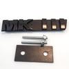 3D Black MKIII MK3 Rear Car Emblem and Rear Truck Chrome Red Badge Car Sticker for Volkswagen VW Golf Jetta MK3