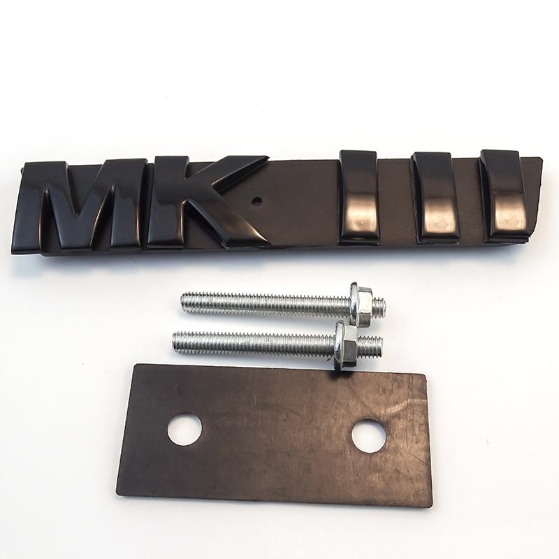 3D Black MKIII MK3 Rear Car Emblem and Rear Truck Chrome Red Badge Car Sticker for Volkswagen VW Golf Jetta MK3
