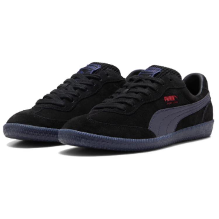 New PUMA RETRO Low Top Skateboard Shoes Unisex Black Gray 401749-01