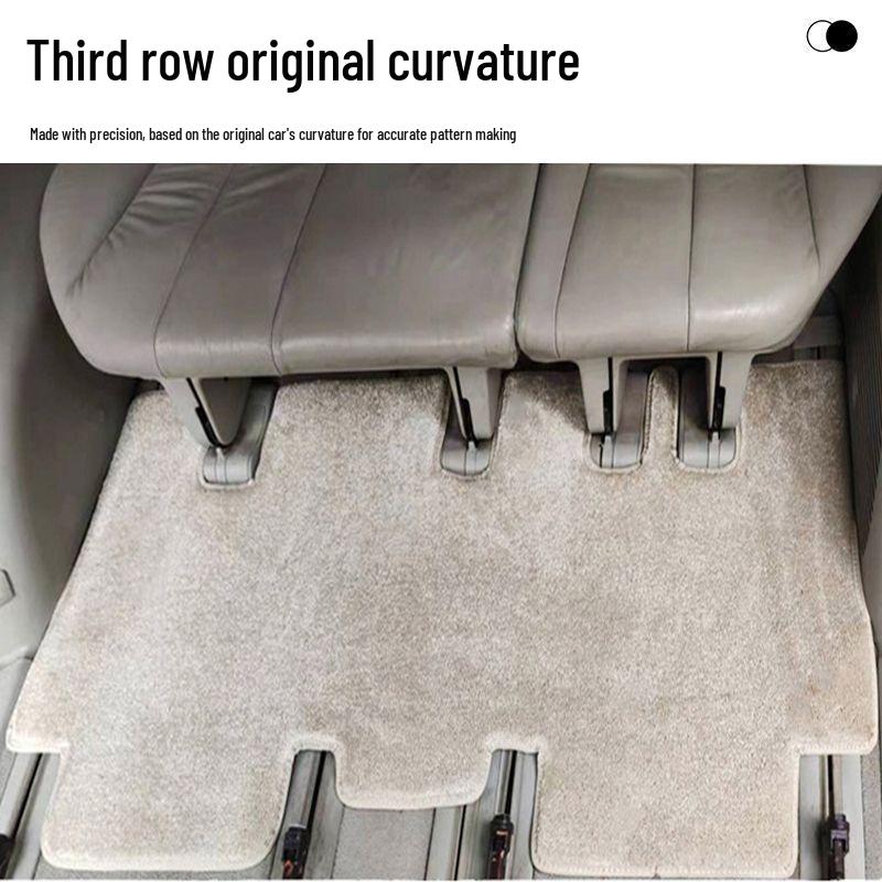Toyota Previa Floor Mats: Imported Carpets for Second & Third Row, Custom Middle Row Interior Modification