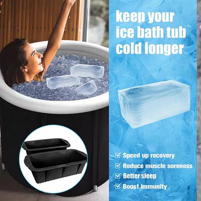 Extra Large Ice Block Mold,1 Pack Large Ice Molds for Water Chiller Cold Plunge,Ice Cube Molds Ice Cube Tray Silicone Molds