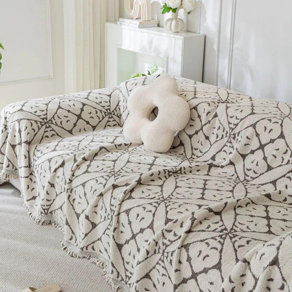 

Чехол на подушку дивана, двусторонний чехол для дивана, чехол для дивана из жаккардового плетения, универсальный противоскользящий чехол для дивана