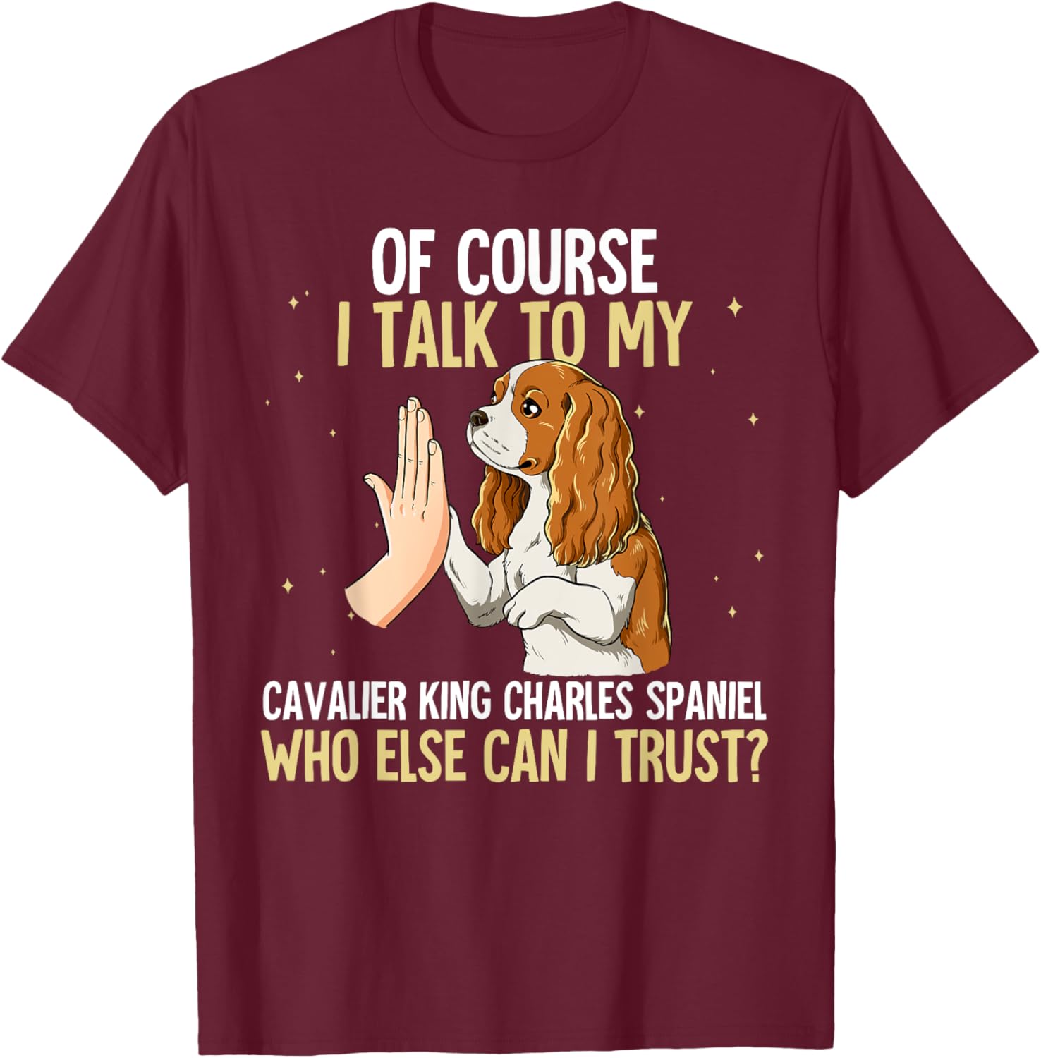 

Кавалер-кинг-чарльз-спаниель Собака Владелец Собаки Подарок Графическая Футболка Смешная Поговорить С Моим Питомцем Хлопковая Футболка S