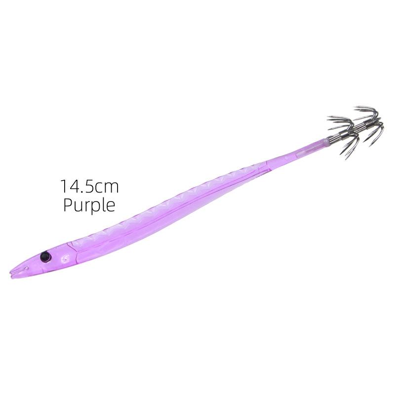 

5Pcs Fishhook Squid Fishing Hooks Blowtorch Octopus Hook Octopus Cuttlefish Squid Strong Luminous Simulated Shrimp Jig Lure 5pcs