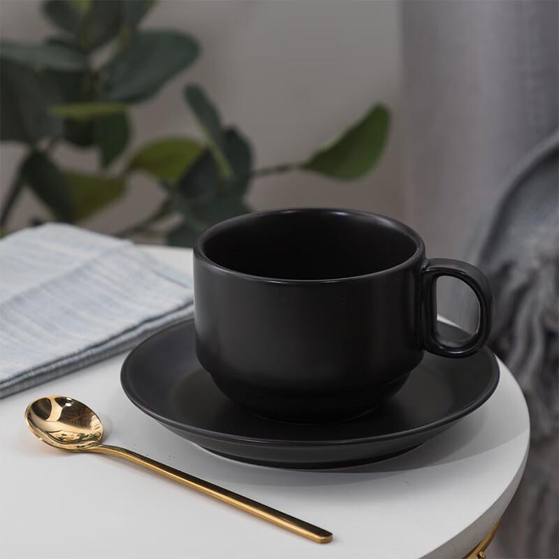 Shangqi Ceramic Coffee Cup, Spoon & Saucer Set