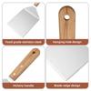 1pc Stainless Steel Spatula, Stainless Steel Cooking Spatula, BBQ Spatula, Teppanyaki Spatula, Steak Knife Spatula, Pizza Spatula