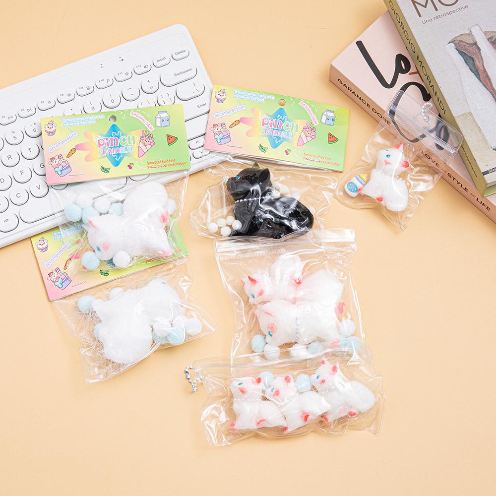 3D Cute Kitten Squeeze Toy - Super Soft, Decompression, Lovely Animal
