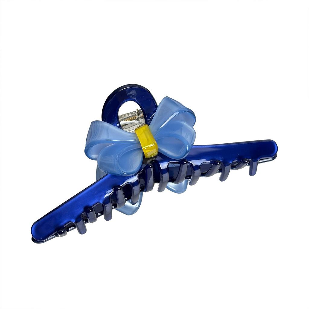 Chic And Elegant Colorful Bow Hair Claw Clip Made Of High-quality Acetate