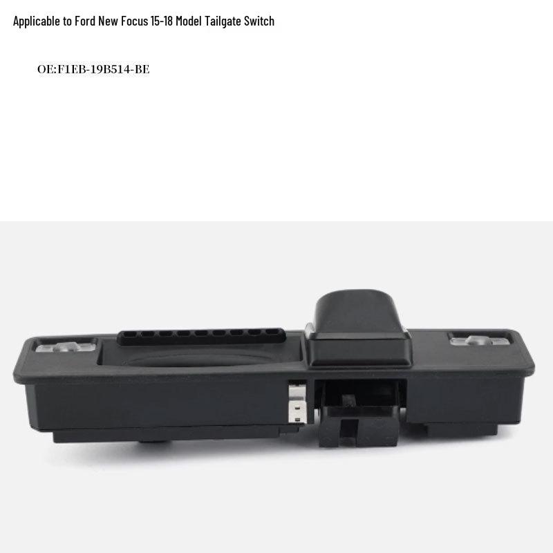 F1EB-19B514-BE fits Ford 12-18 Focus ST boot-style tailgate handle and trunk release.
