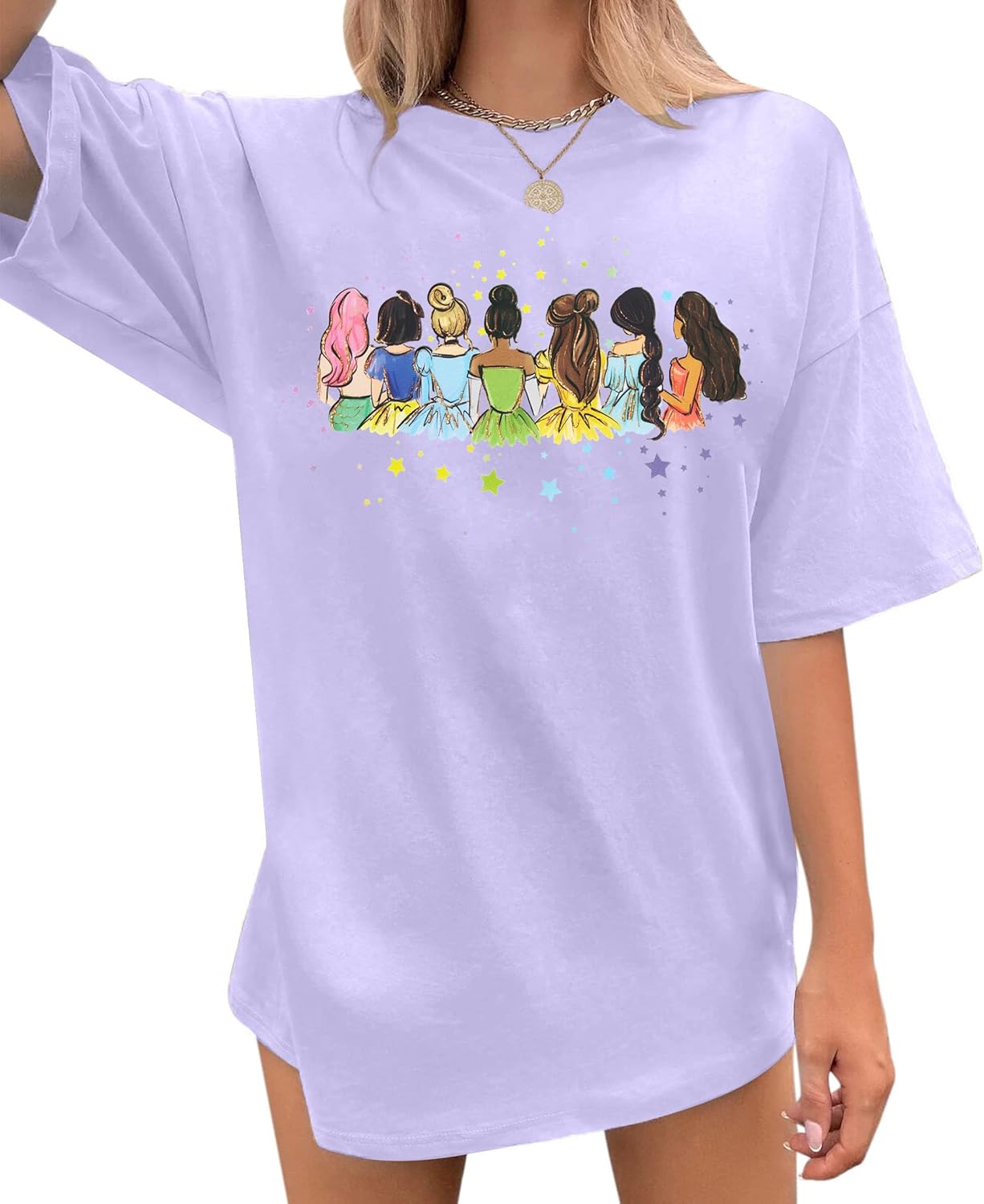 Magical Shirt for Women: Magic Kingdom Tshirt Princess Shirt Family Vacation Trip Tee S разноцветный