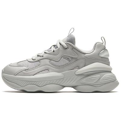 Comfortable Versatile Shock Absorbing Wear Resistant Low Top Casual Shoes Women Sneaker Gray 122418885-4