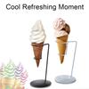 Durable Iron Ice Cream Holder Display Rack Ice Cream Sweet Cone Holder Sundae Sweet Cone Ice Cream Rack Baking Party