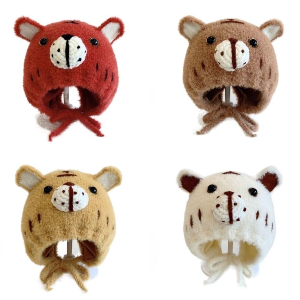 Korea Style Winter Plush Baby Bunny Hat Cartoon Ears Soft Baby Bonnet Cap  Kids Toddler